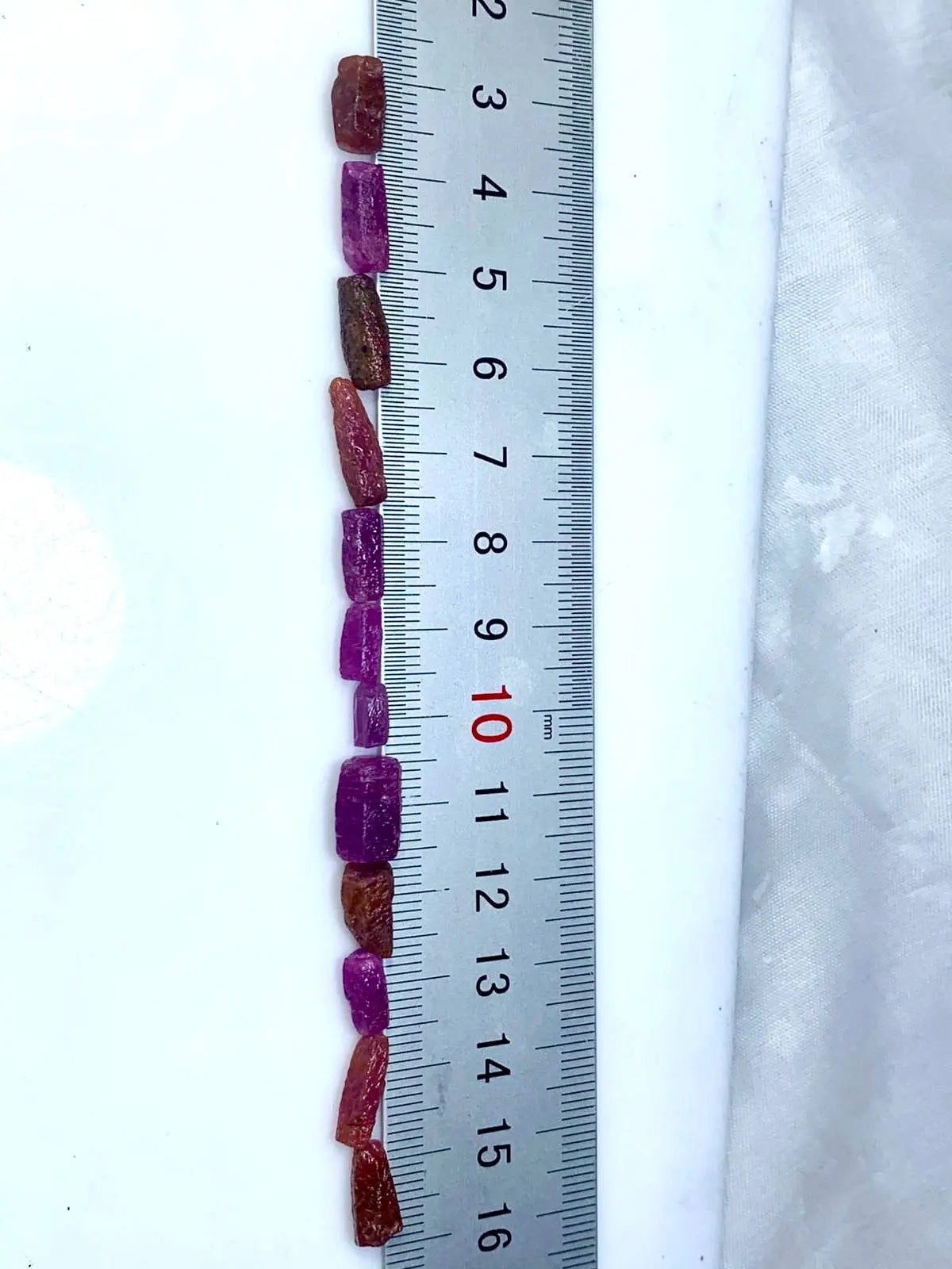25 grams Raw Ruby and Blue sapphire Crystals Deal