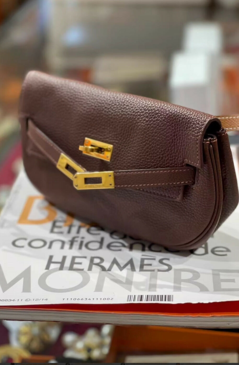 Hermès vintage brown waist bag