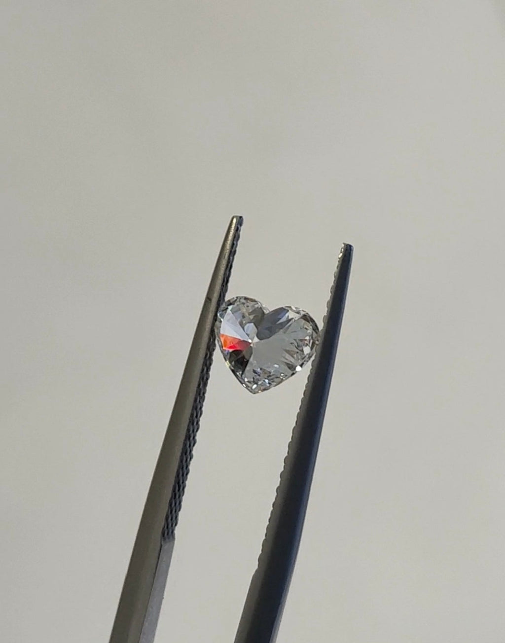 0.73 carats Natural Fancy cut Heart Shape Diamond