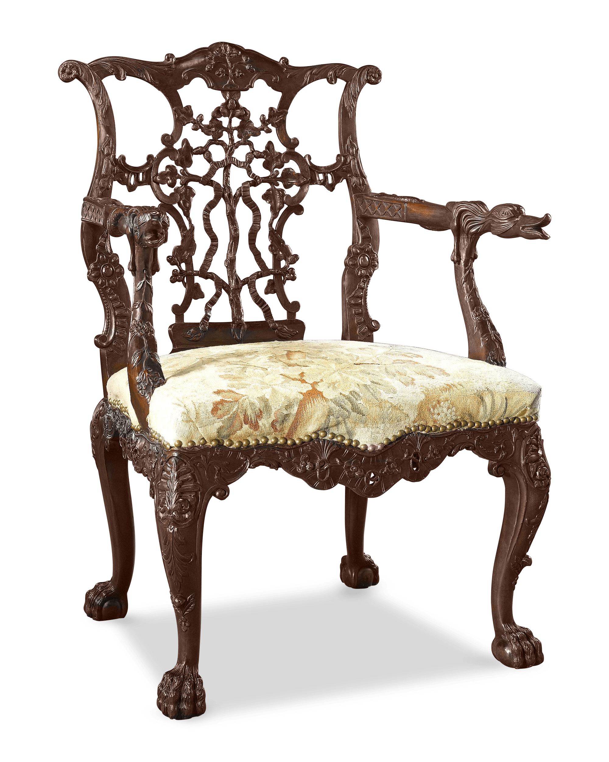 Georgian Mahogany Armchair