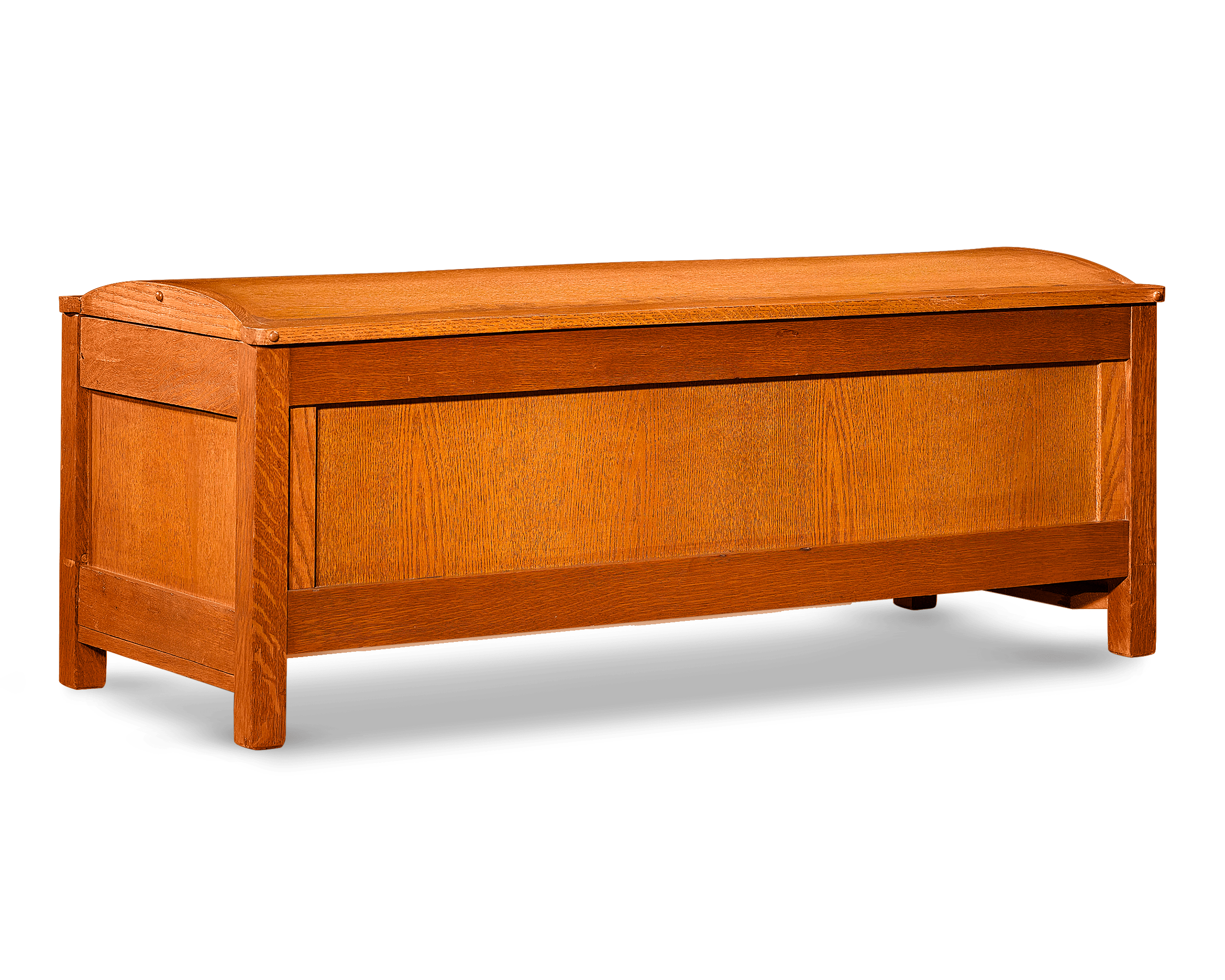 A matching chest holds nine table leaves