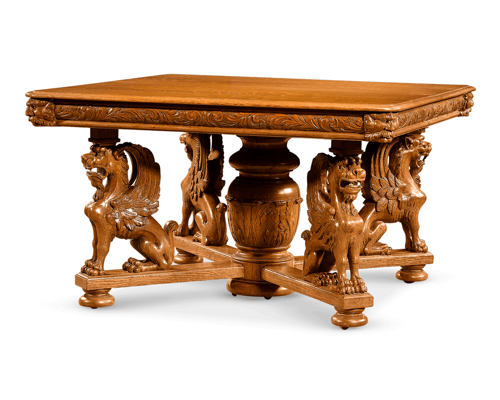 The table is a desirable square without its leaves