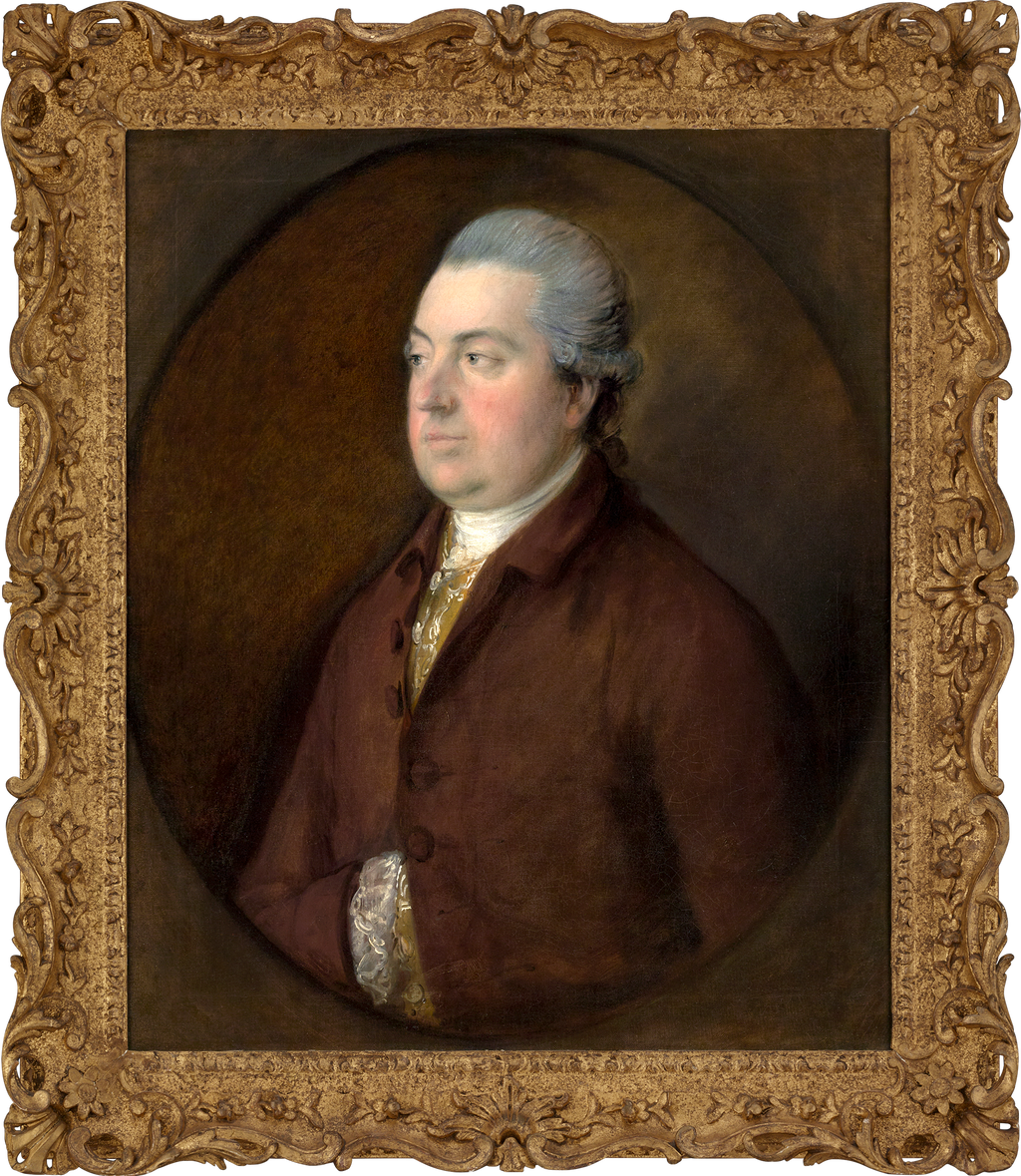 This portrait was completed circa 1766, when Gainsborough lived in the fashionable spa town of Bath