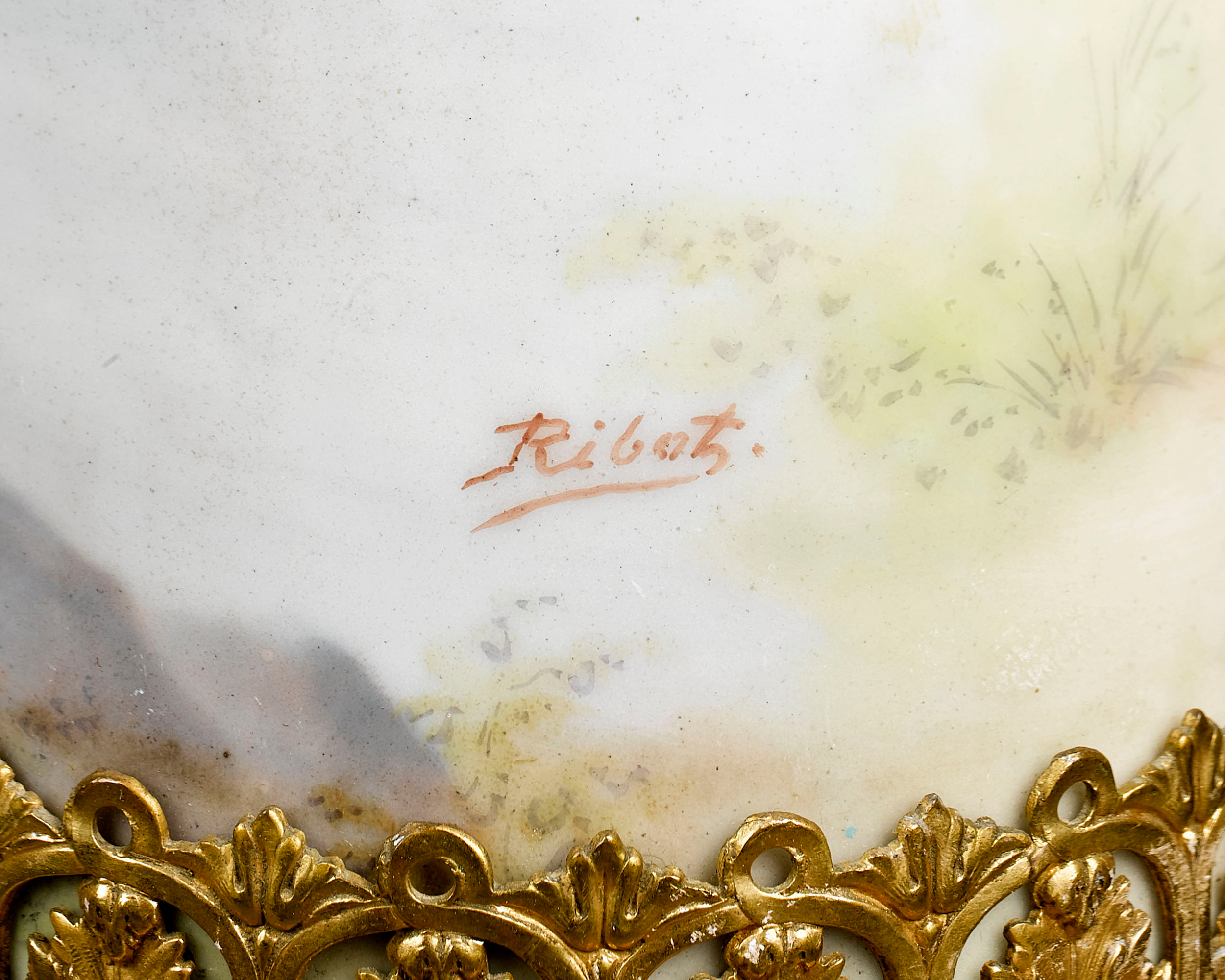 The signature "Ribot" is clearly visible