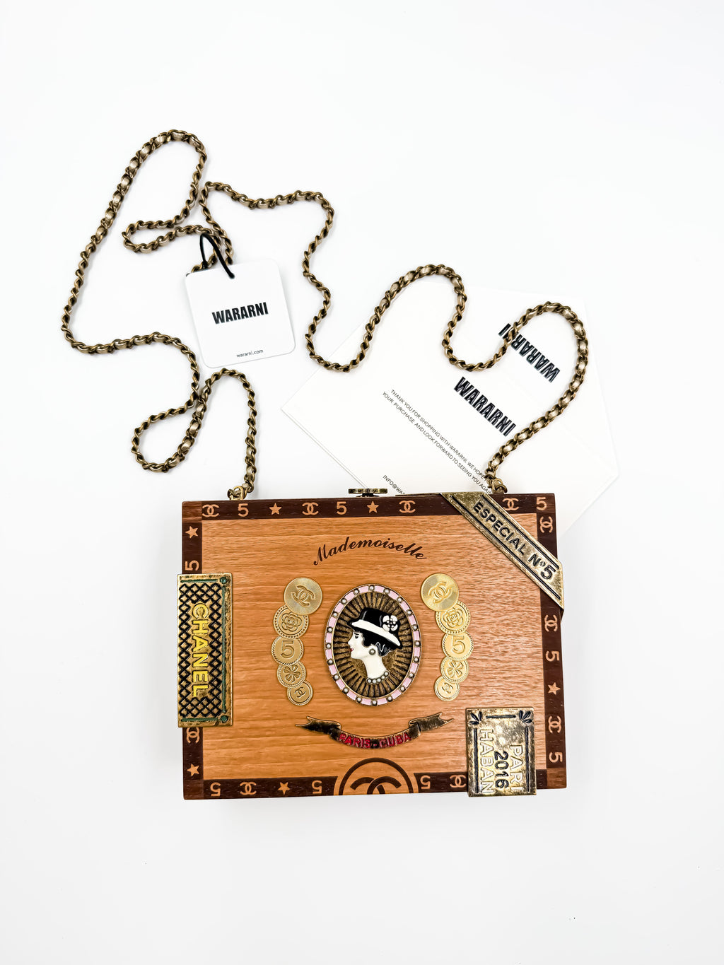 Chanel 2017 Havana By The Night Coco Cuban Cigar Box Minaudière