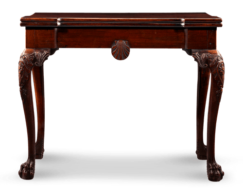 18th-Century Mahogany Irish Games Table