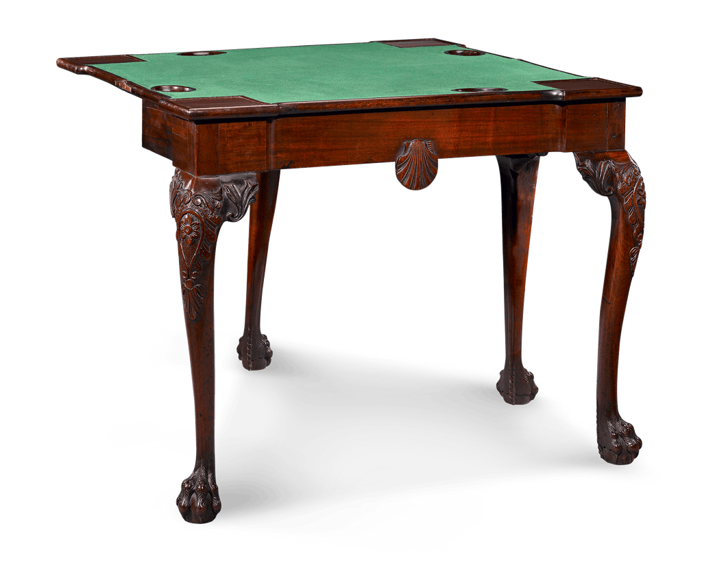 18th-Century Mahogany Irish Games Table