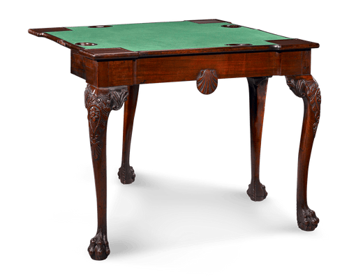 18th-Century Mahogany Irish Games Table