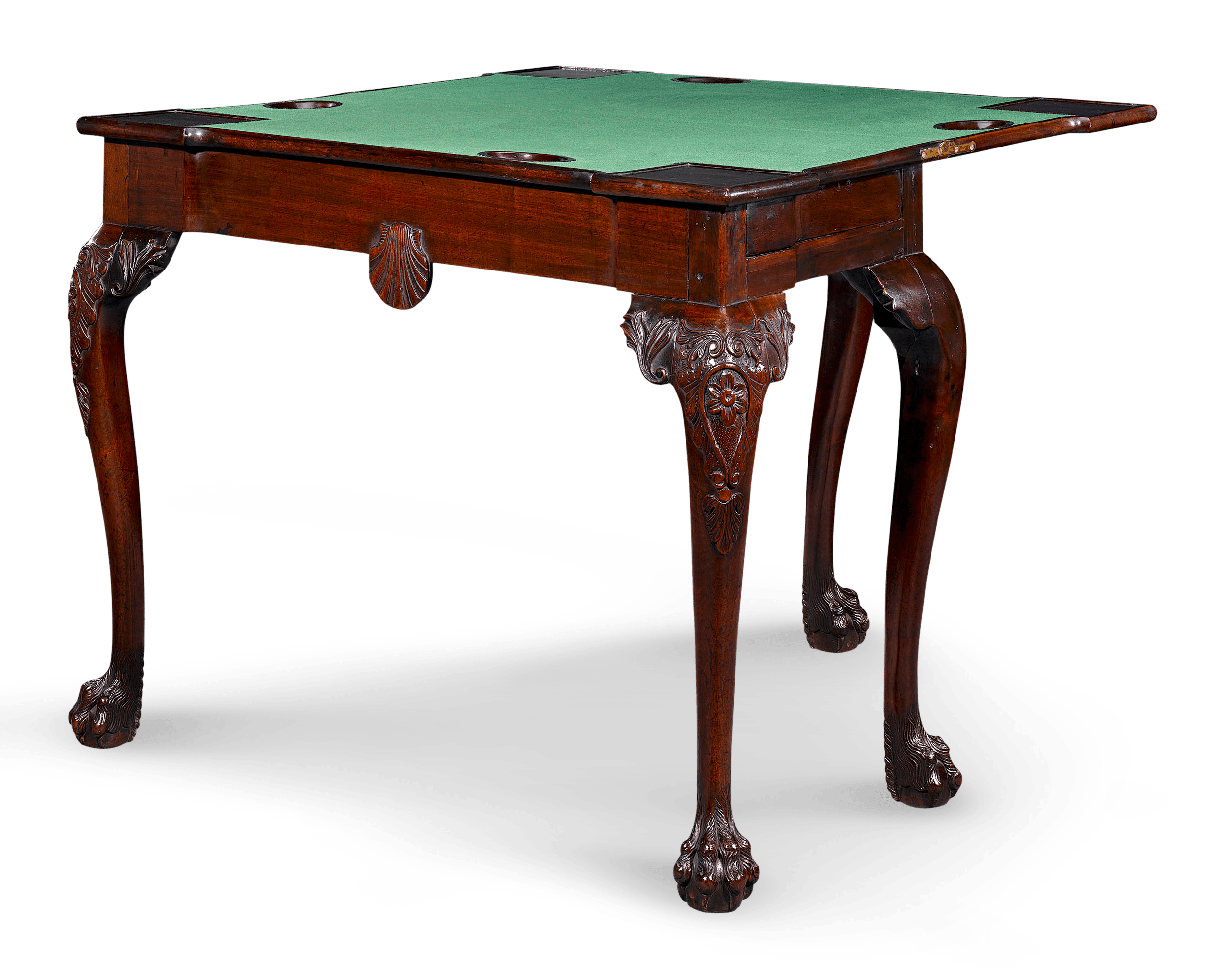 18th-Century Mahogany Irish Games Table