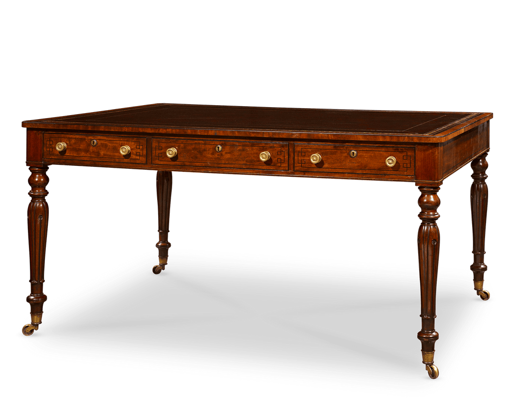 English Mahogany Writing Table