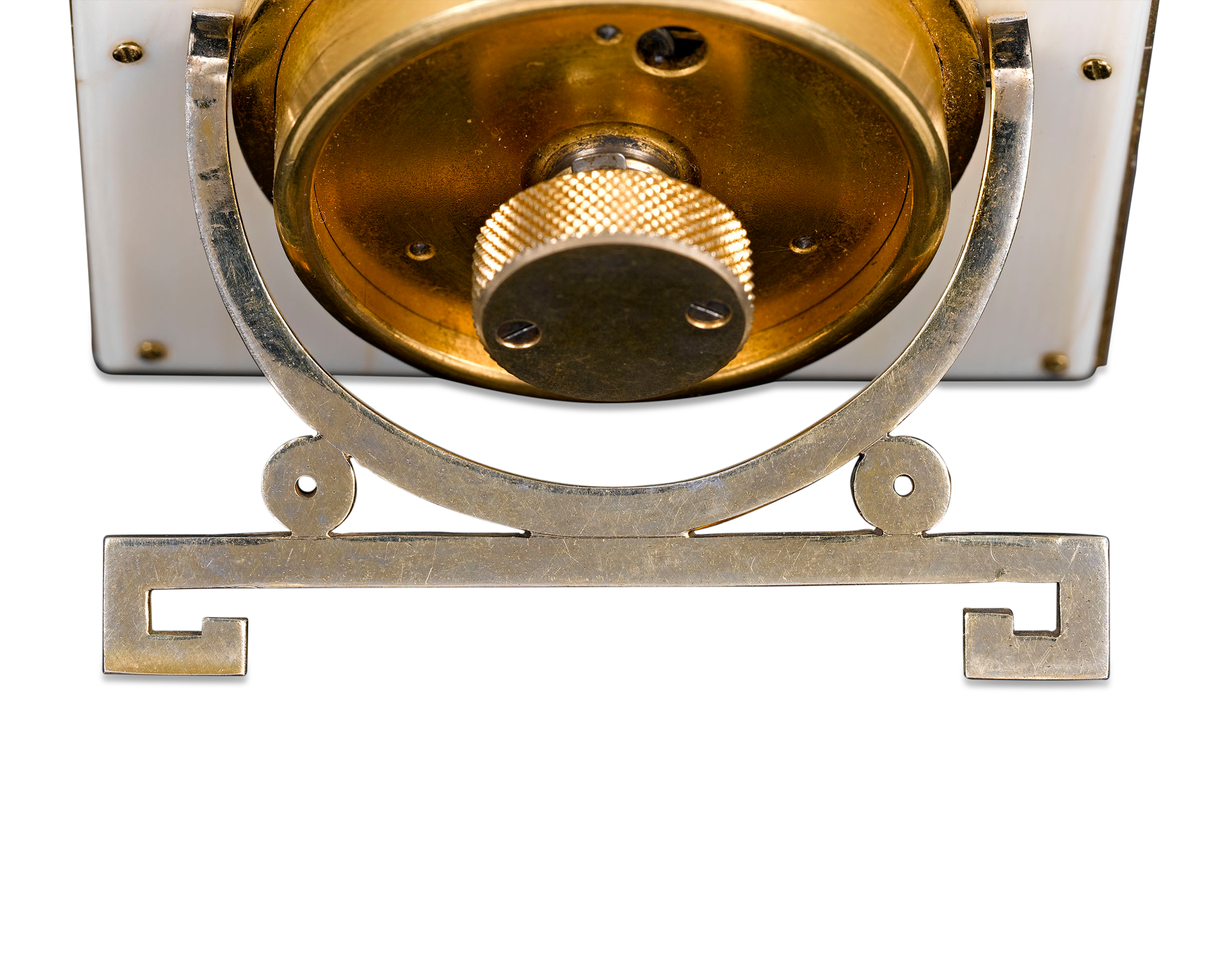 A stand allows this clock to easily remain in view