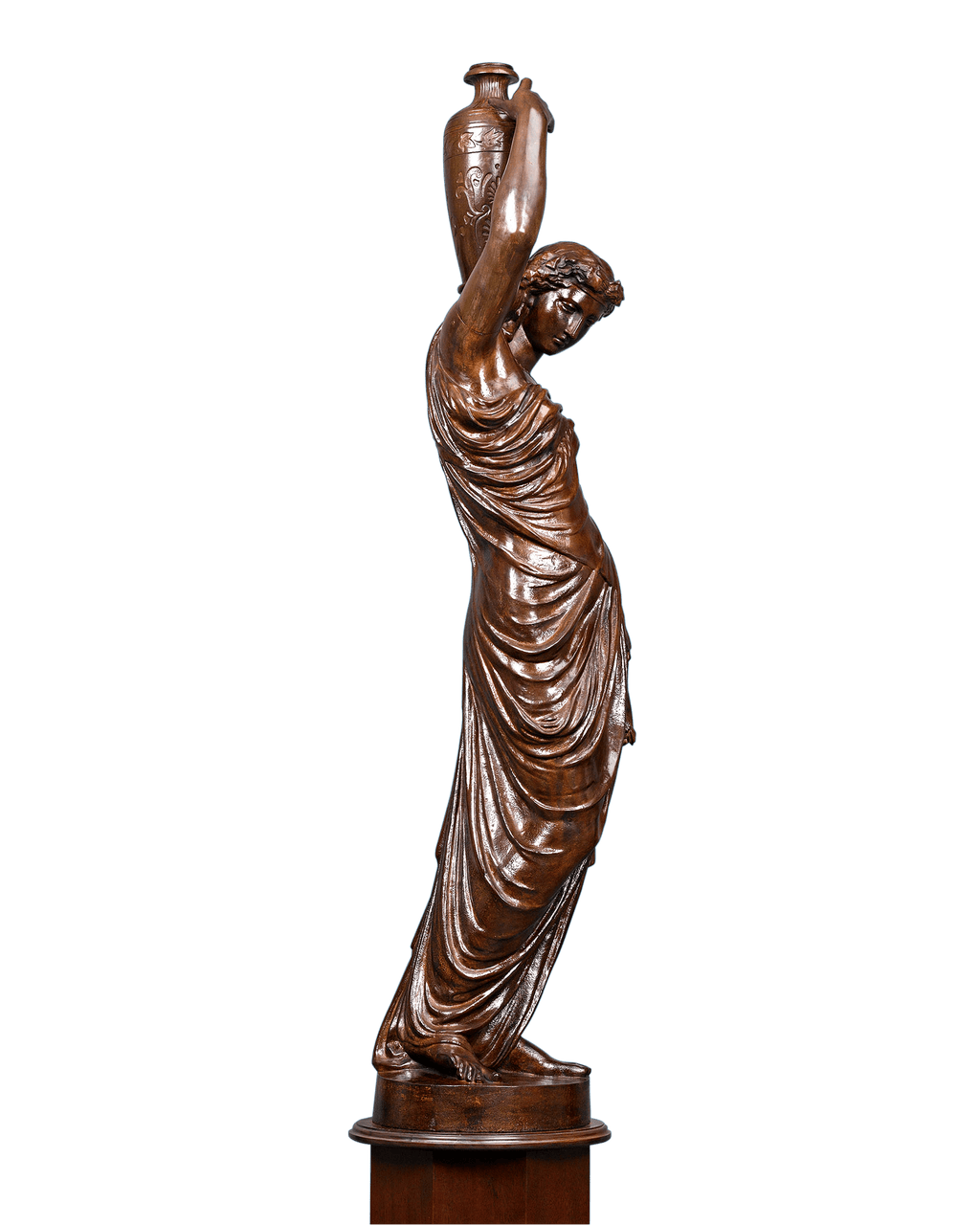The work was specially made for display outdoors, and was likely intended for a garden or fountain