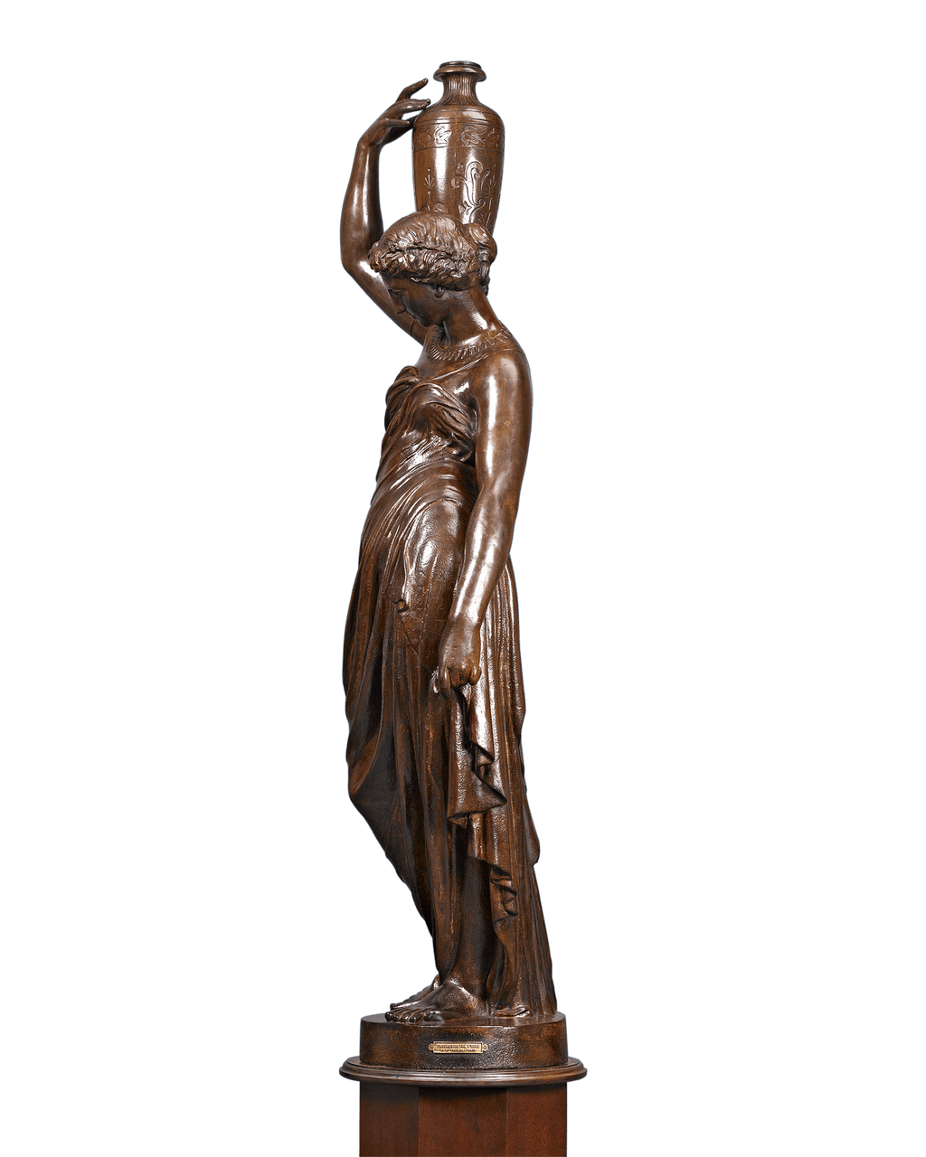 The design for this statue is reproduced in the catalog of the Fonderies Du Val D'Osne