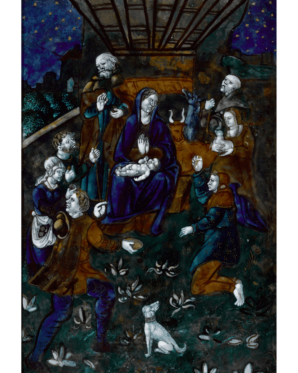 This remarkably rare Limoges enamel plaques dates to the Renaissance age