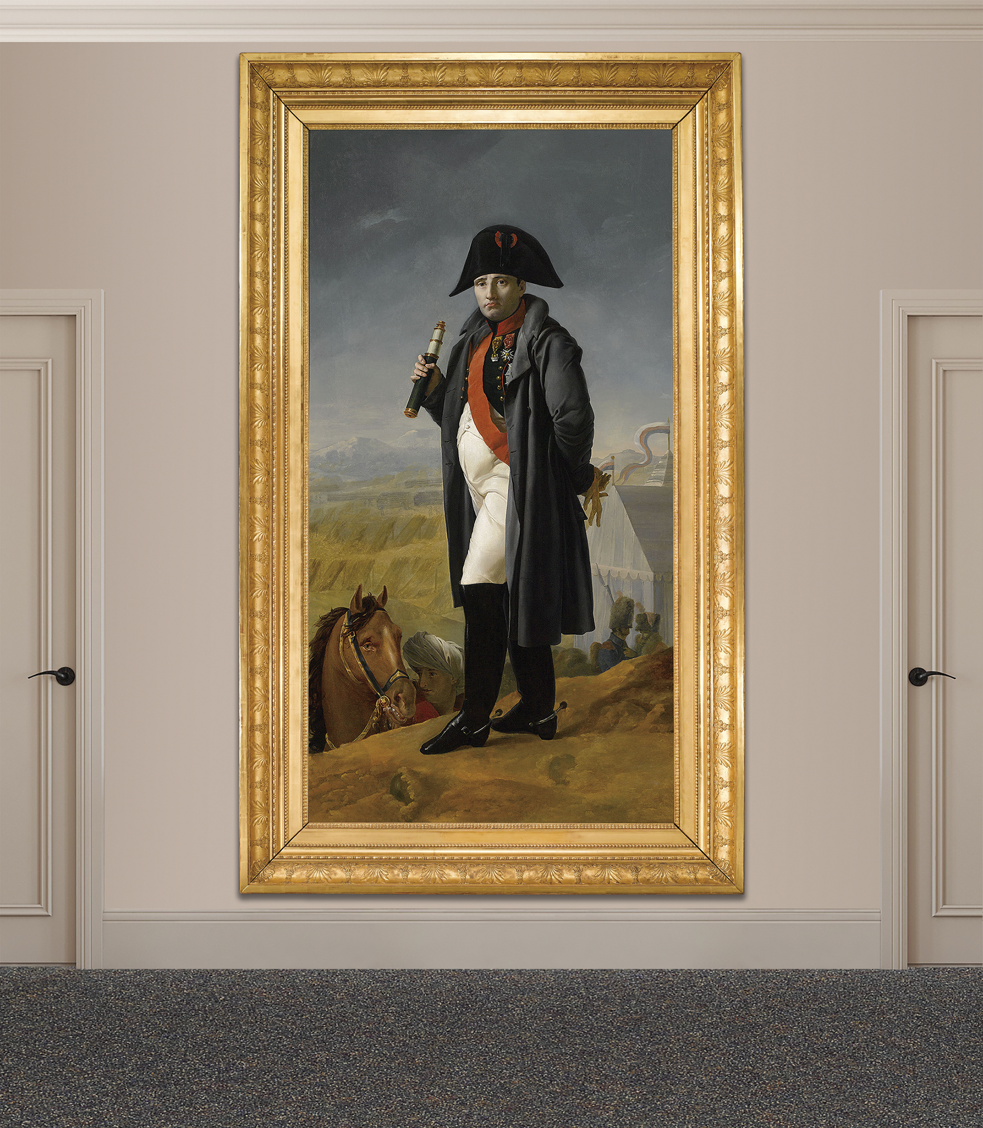 Napoléon before the Battle of Moscow by Joseph Franque