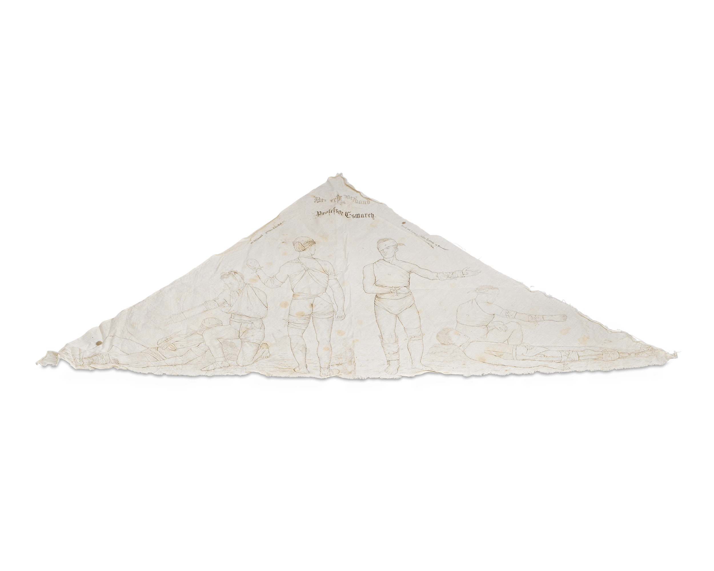 This bandage even provides illustrations on how to bandage particular injuries