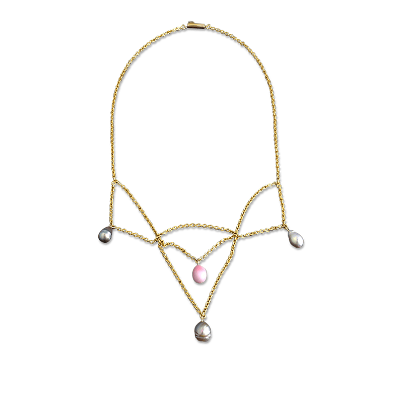 Antique Saltwater Pearl Necklace