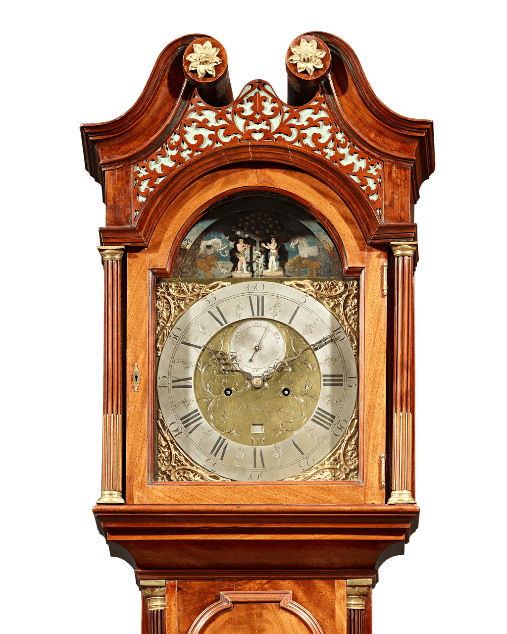 George III Adam and Eve Automaton Longcase Clock