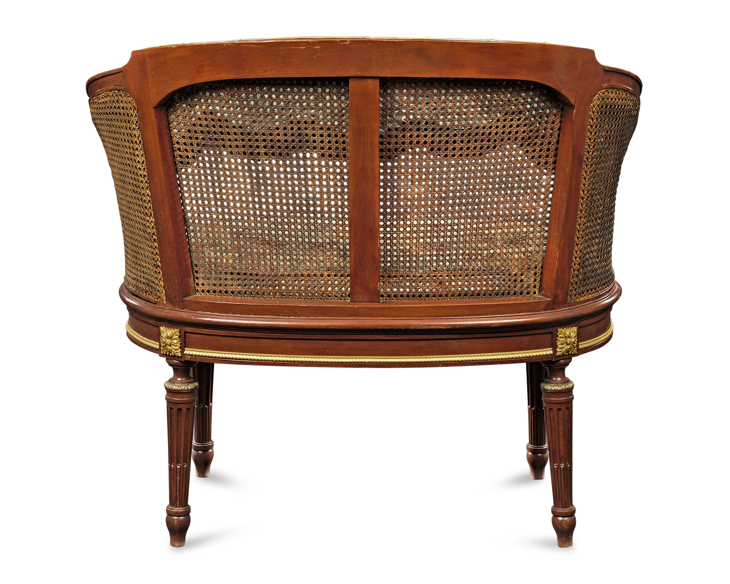 Louis XVI-Style French Caned Settees