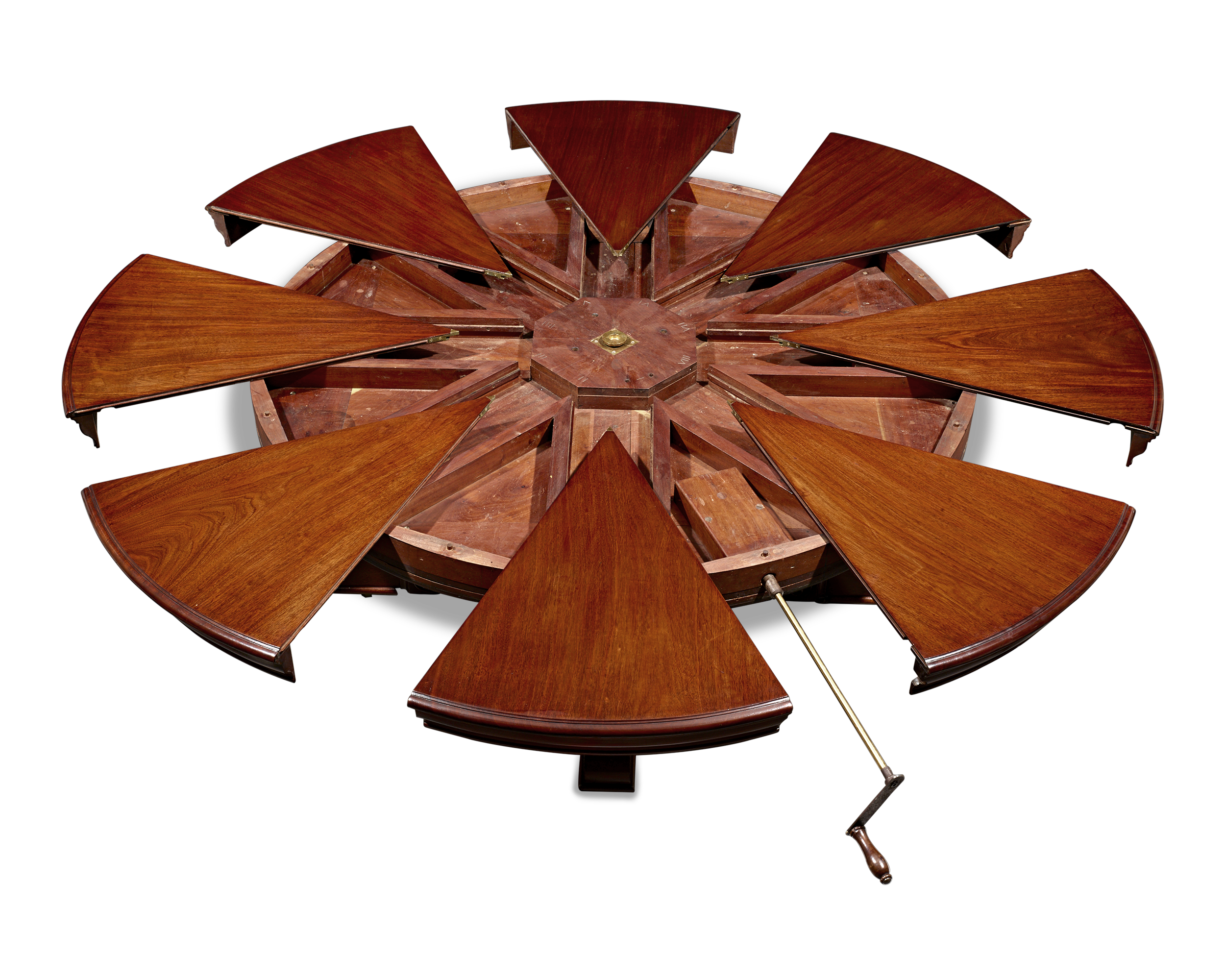 English Mahogany Expanding Table