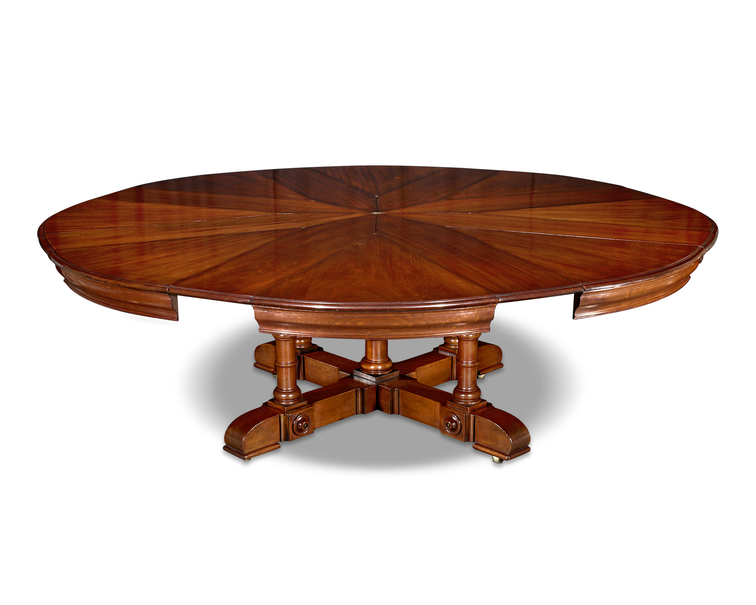 English Mahogany Expanding Table