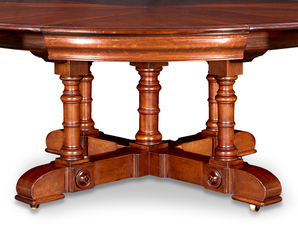 English Mahogany Expanding Table