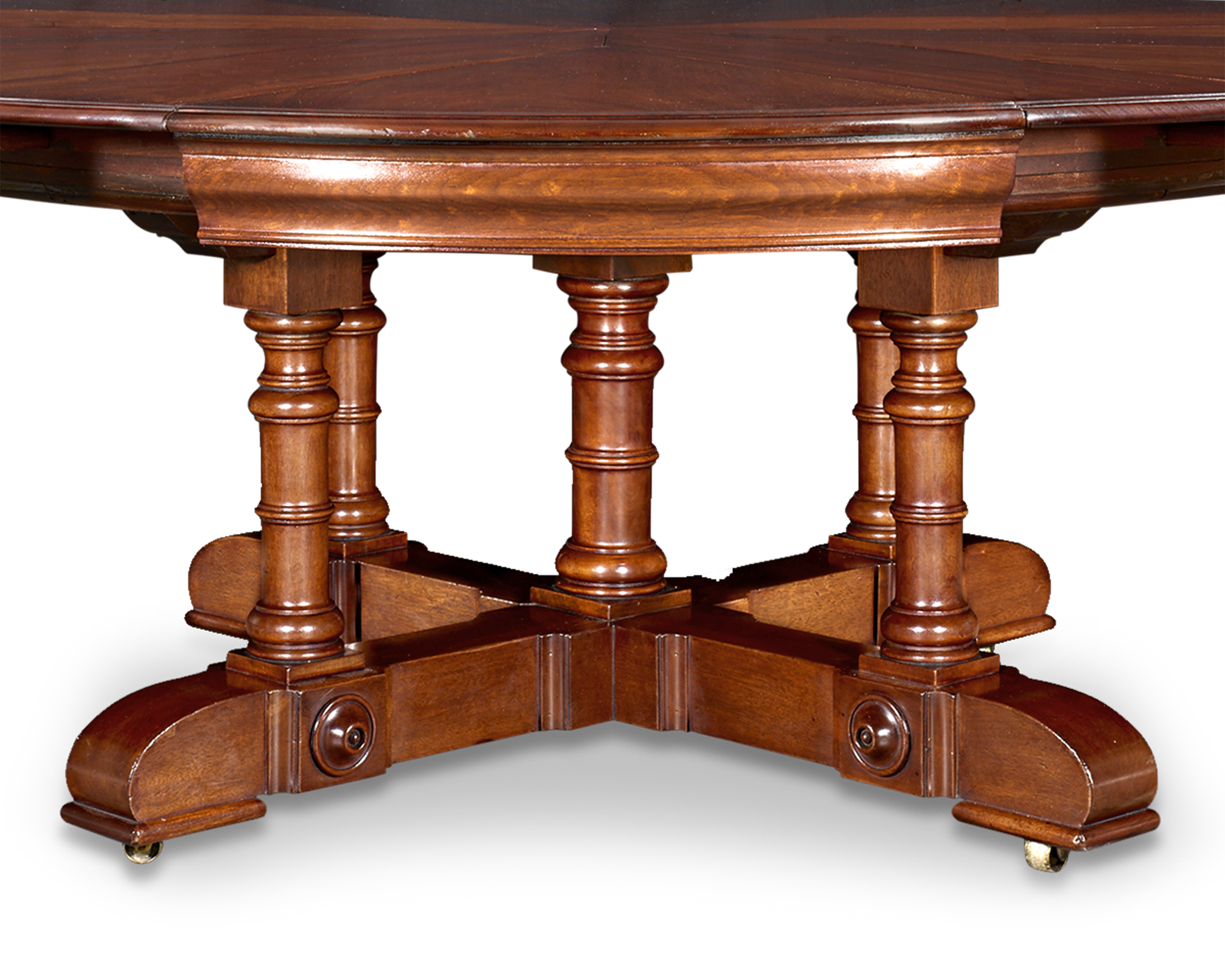 English Mahogany Expanding Table
