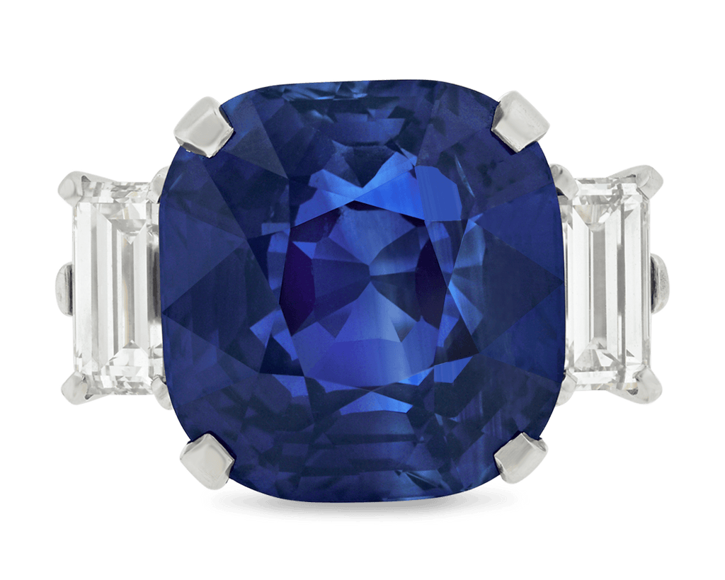 Ceylon Sapphire Ring, 20.26 Carats