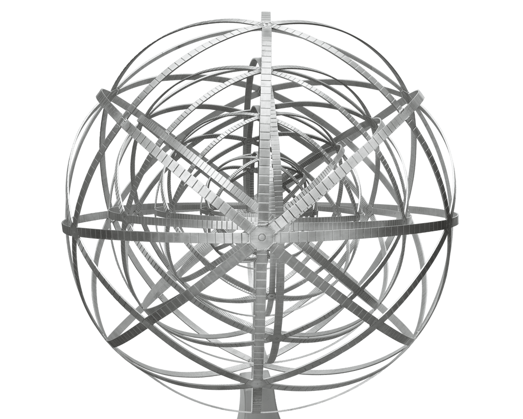 Escher-Inspired Sculpture "Concentric Rinds" by Zadora-Gerlof