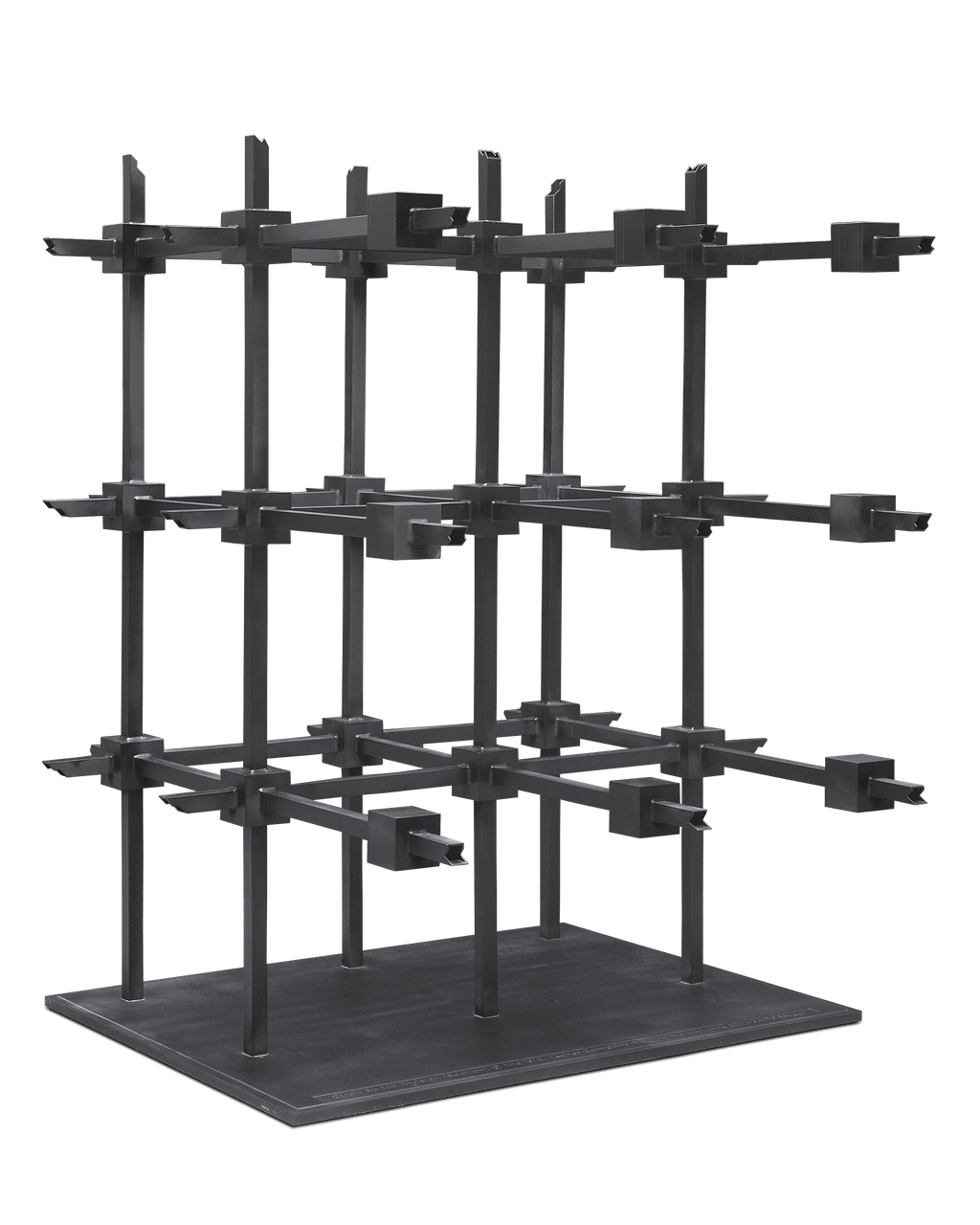 Escher-Inspired Sculpture "Cubic Space Division" by Zadora-Gerlof
