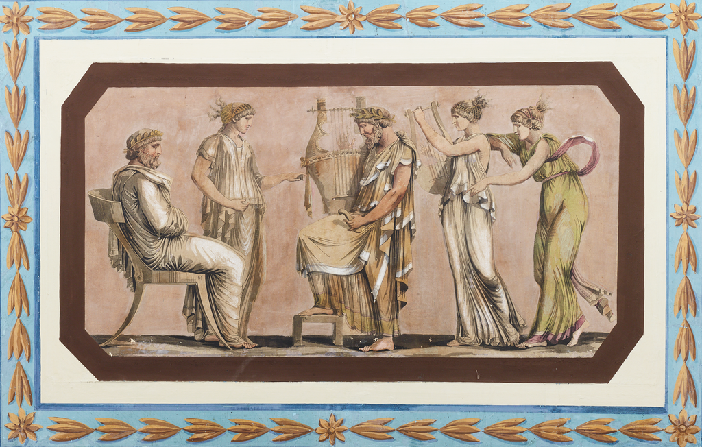 Italian Panel of Orpheus and Eurydice