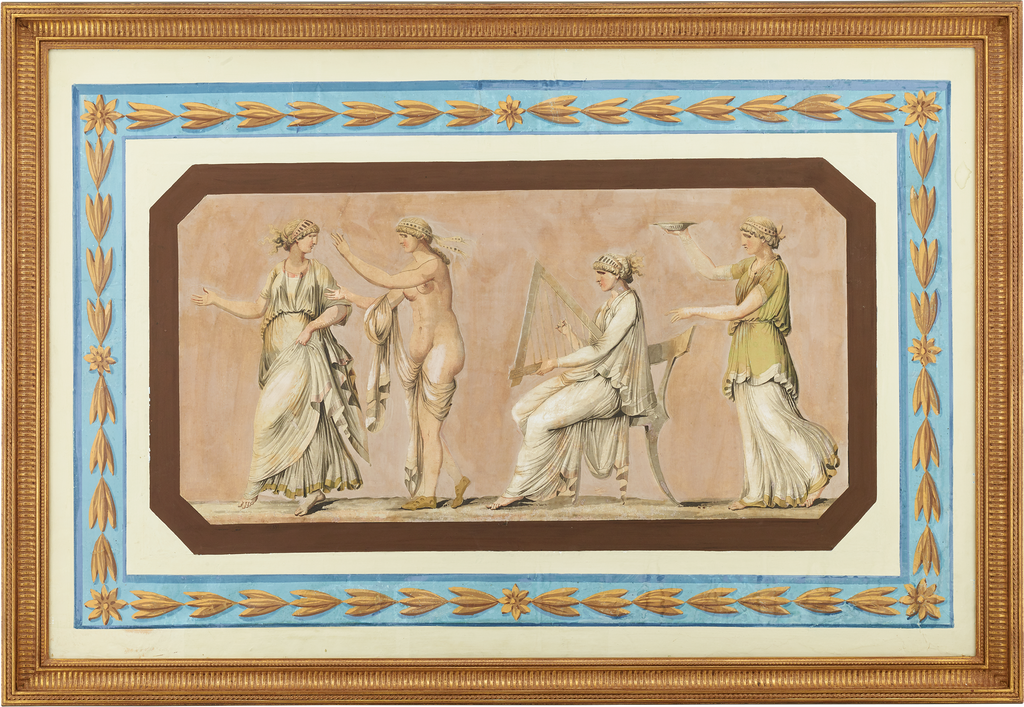 Italian Panel of Eurydice with Naiads