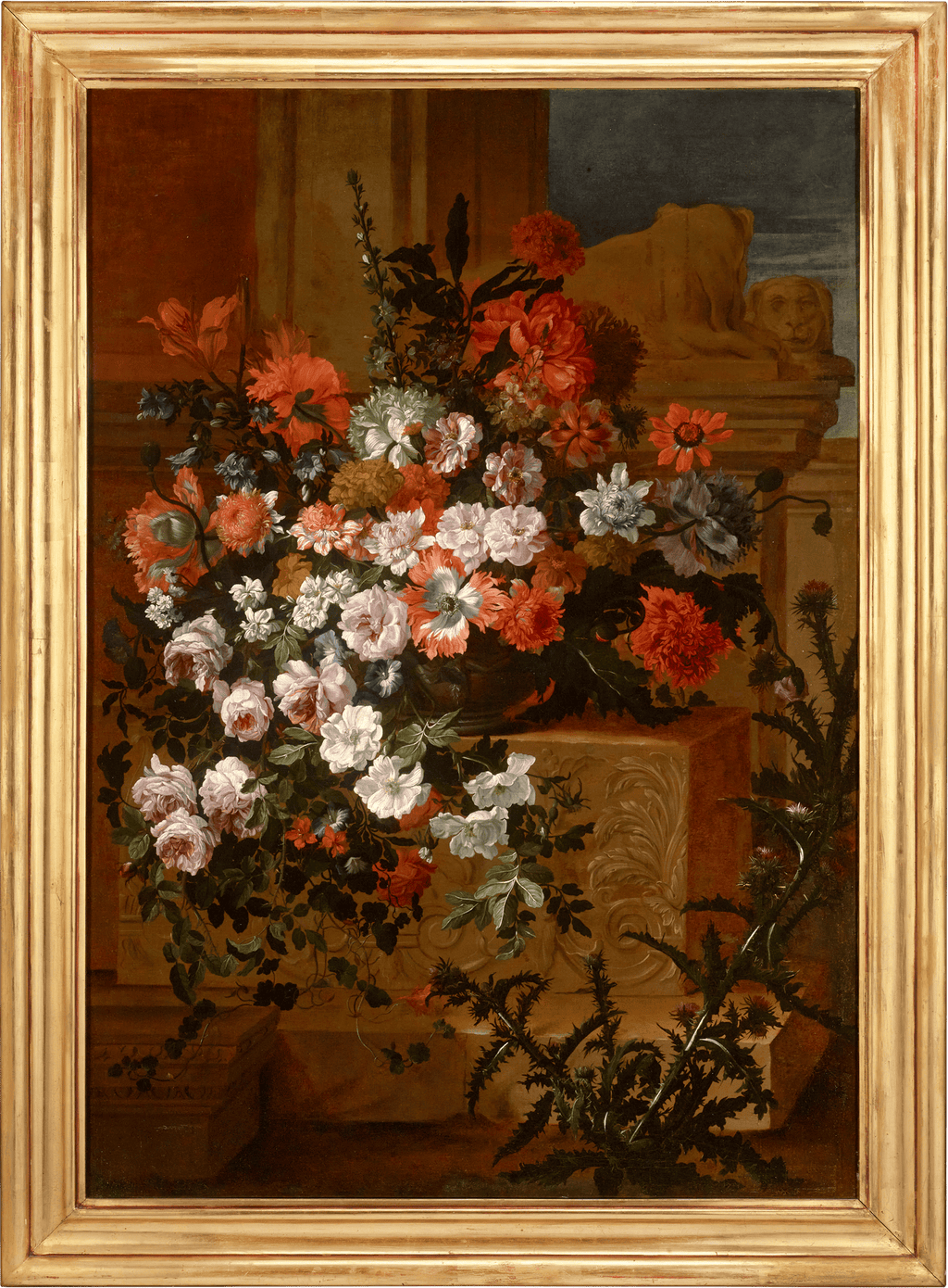 Still Life with Flowers by Jean-Baptiste Monnoyer