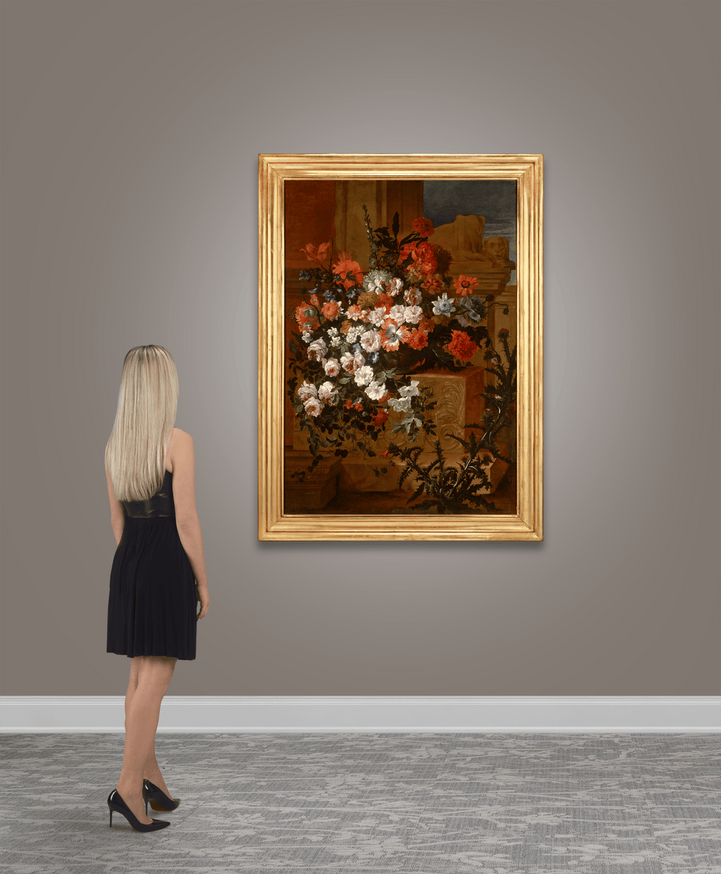 Still Life with Flowers by Jean-Baptiste Monnoyer