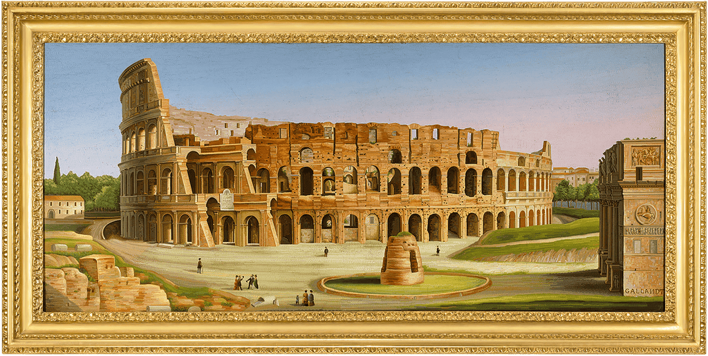 The Colosseum Micromosaic by Luigi Gallandt