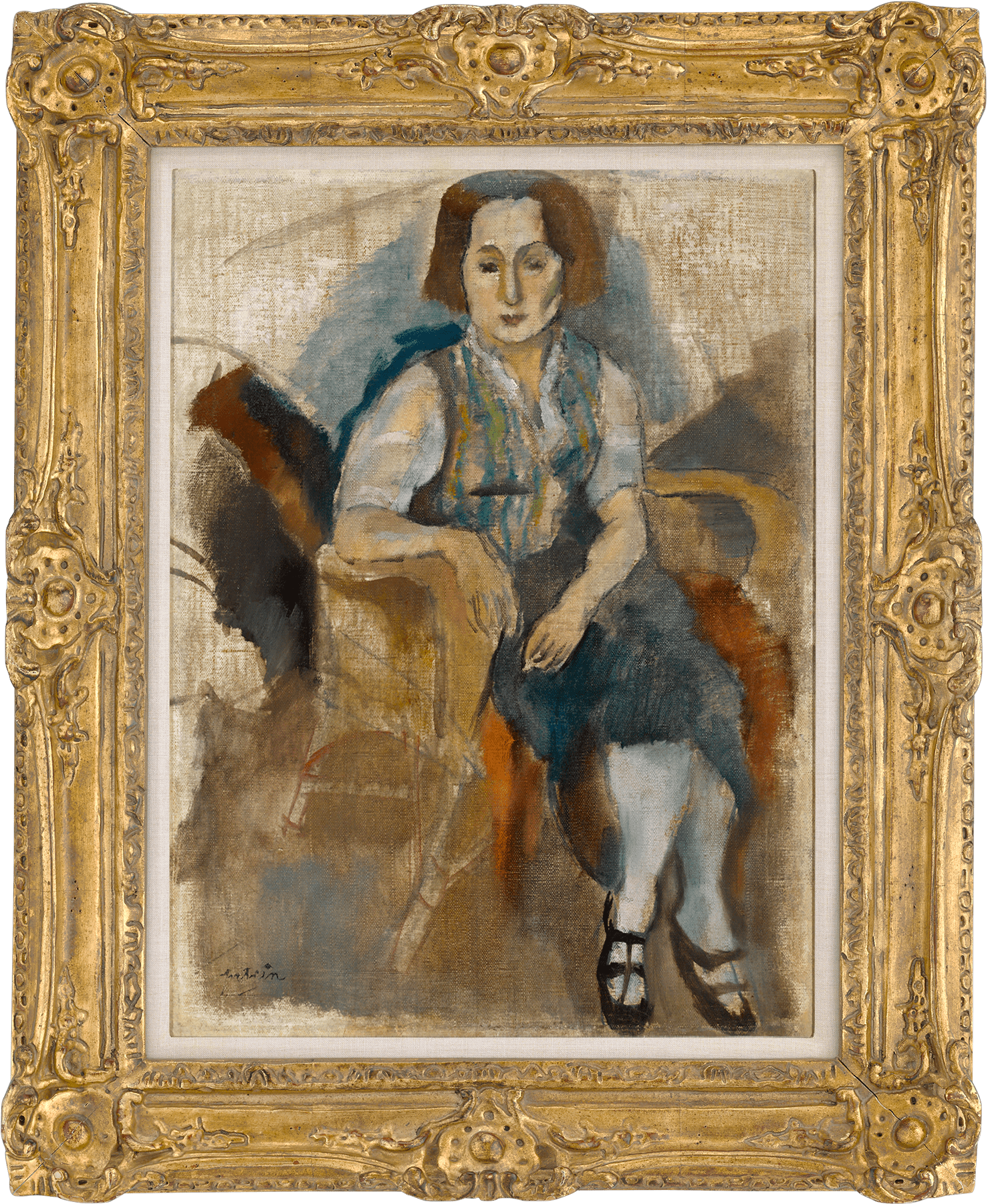 Femme aux souliers noir by Jules Pascin