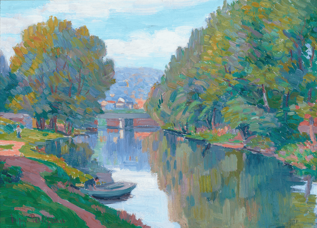 Bord de l'Oise by Hippolyte Petitjean