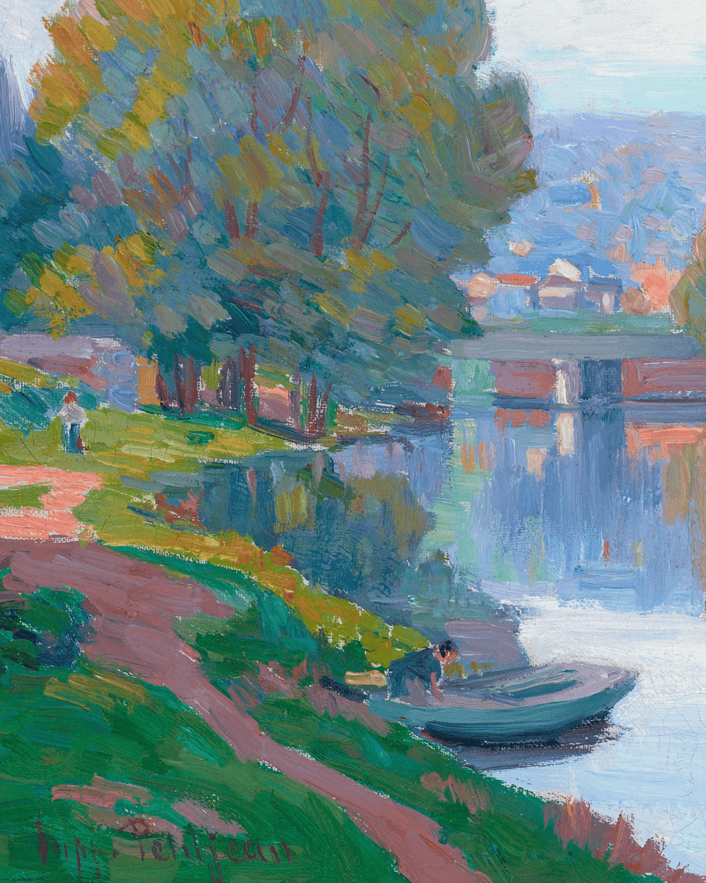 Bord de l'Oise by Hippolyte Petitjean