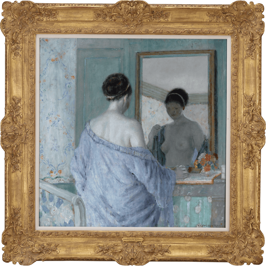 At the Mirror by Frederick Carl Frieseke