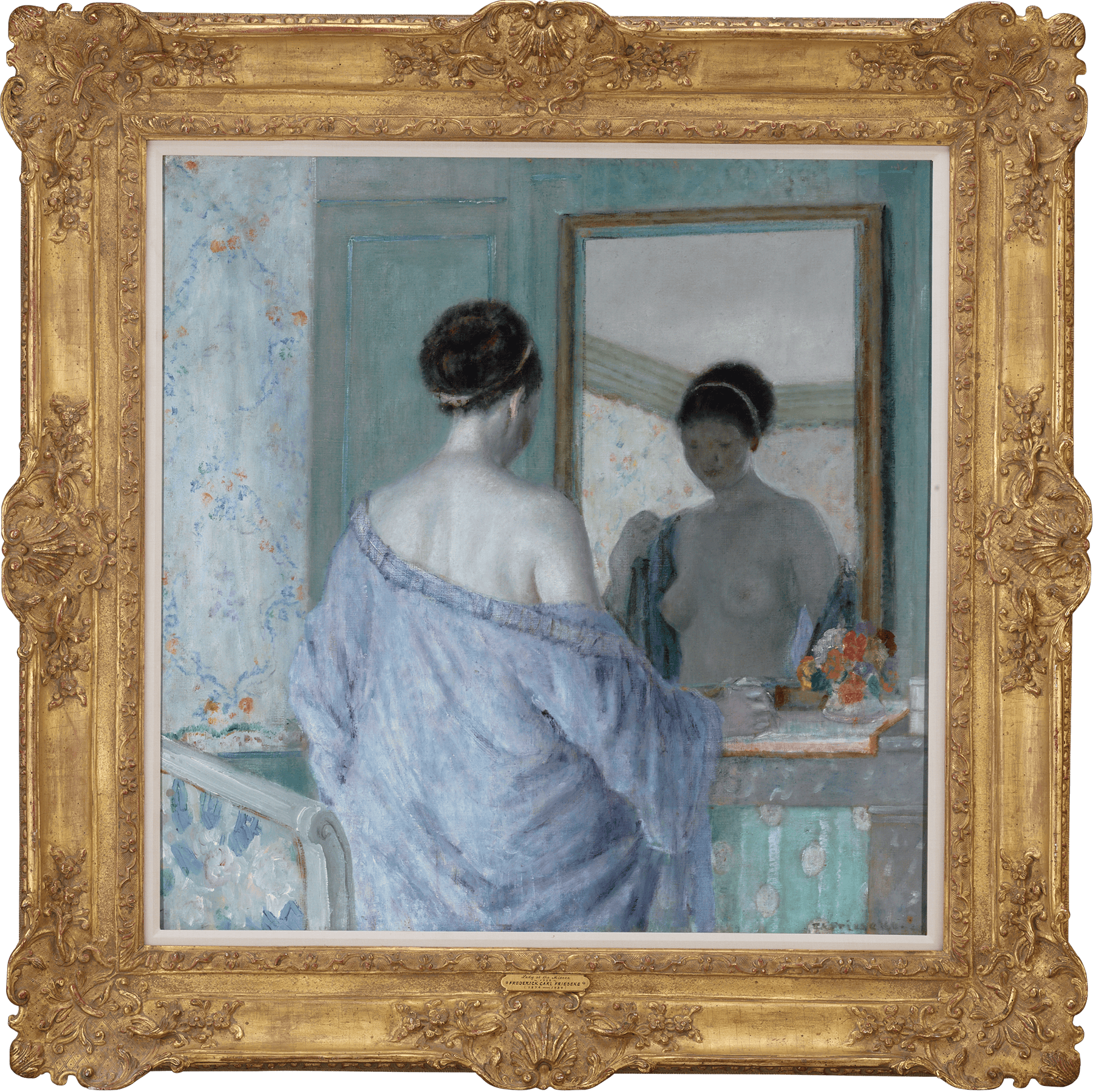 At the Mirror by Frederick Carl Frieseke