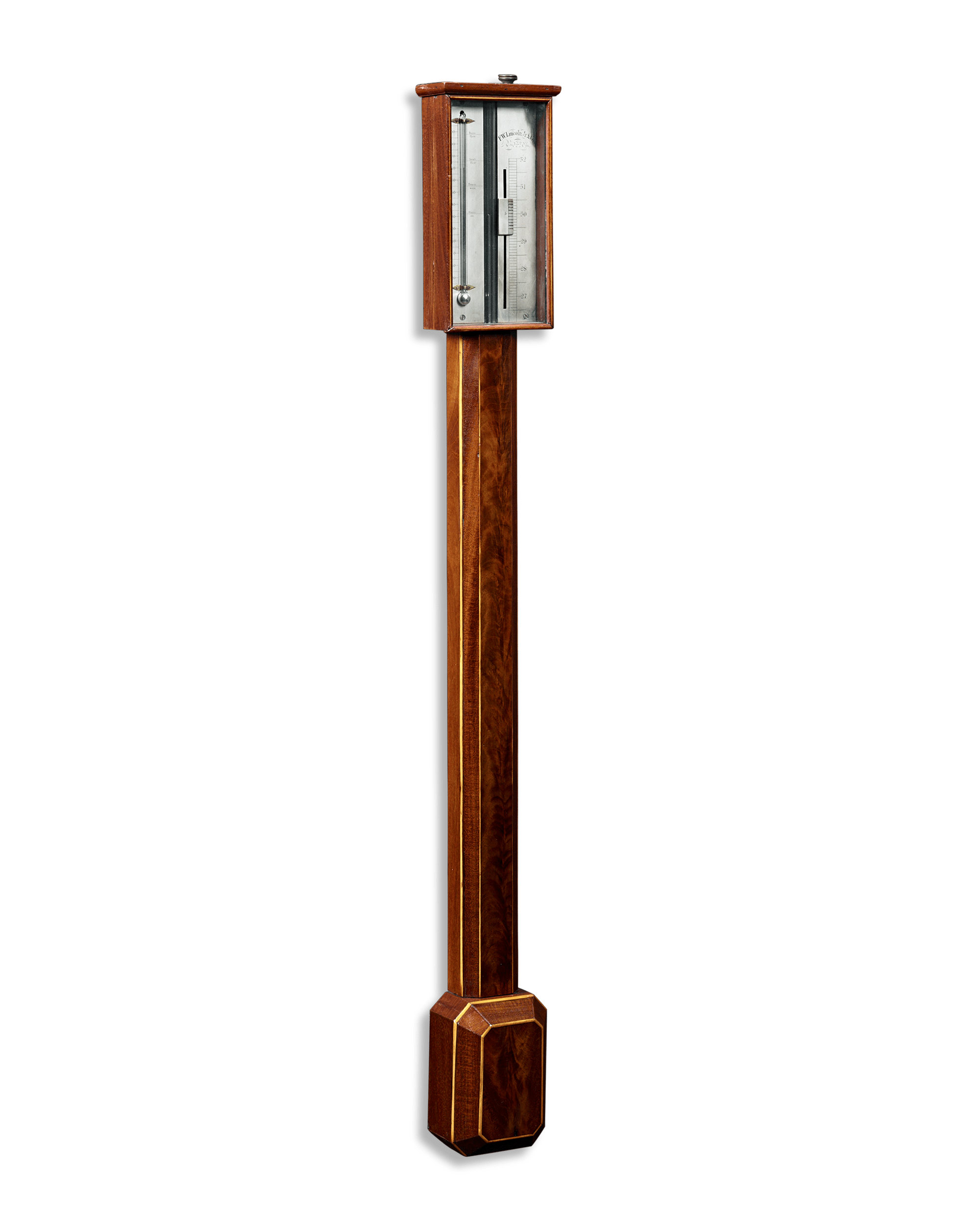 Barometer and Thermometer by F.W. Lincoln Jr. & Co.