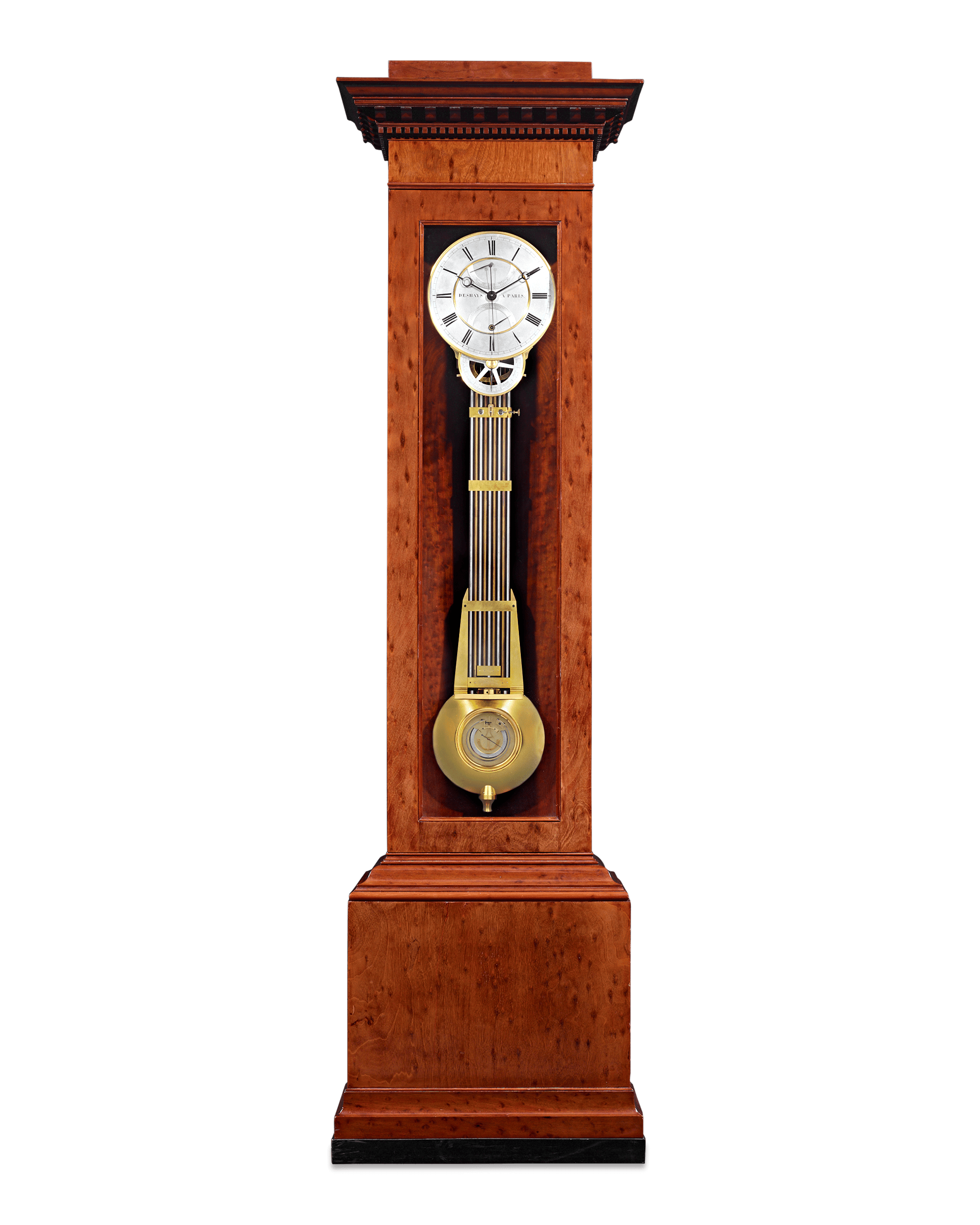 Month-Going Regulator Clock by Deshays à Paris