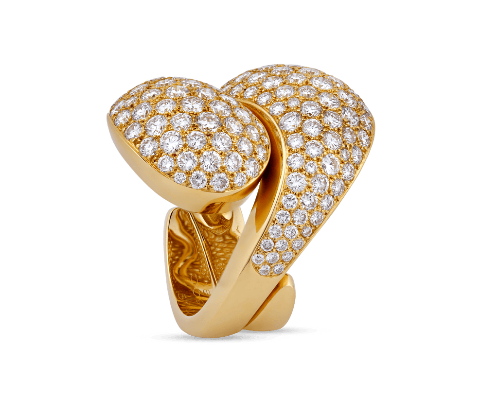 Cartier Diamond Bypass Ring