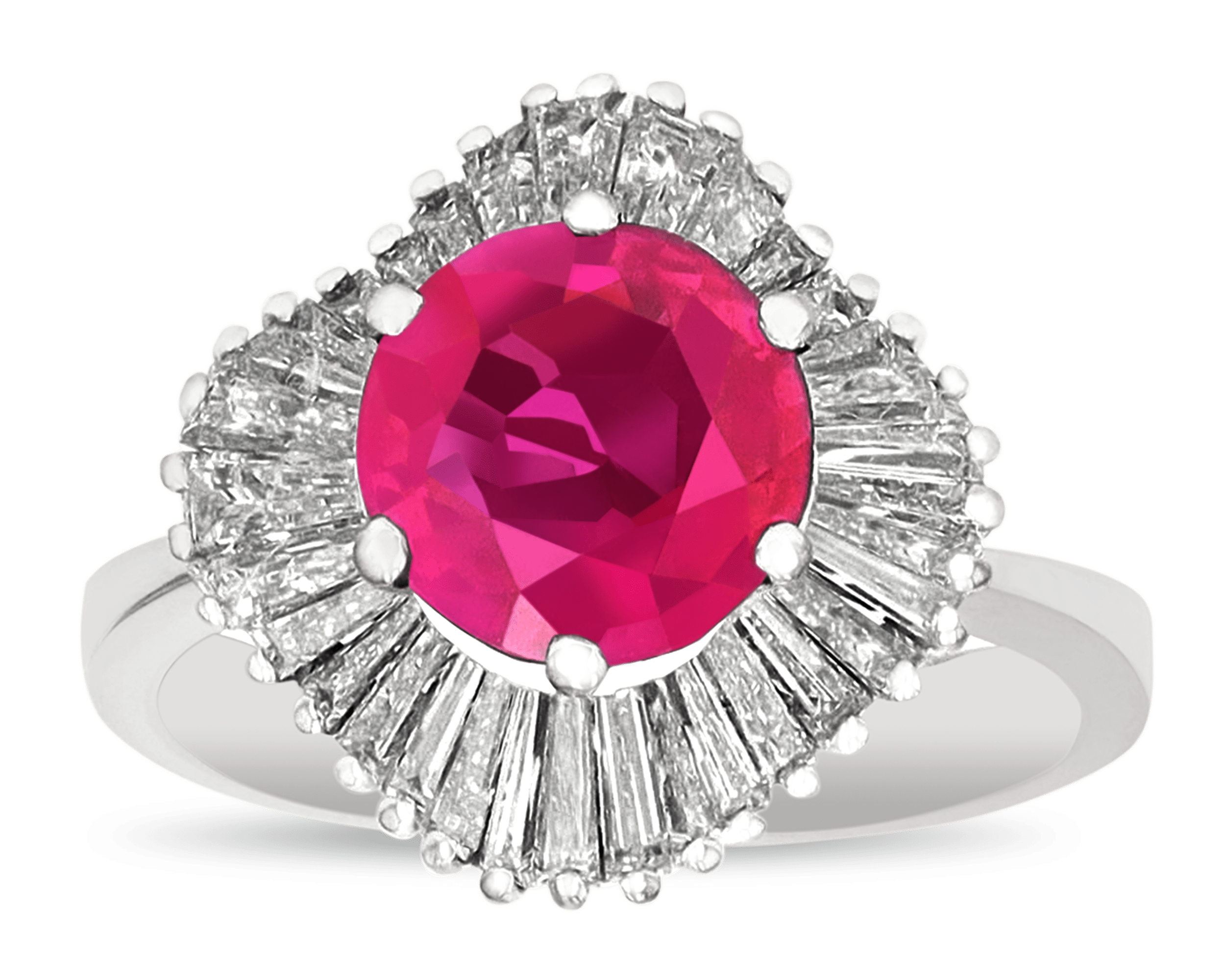 Ruby Ballerina Ring, 2.82 Carats