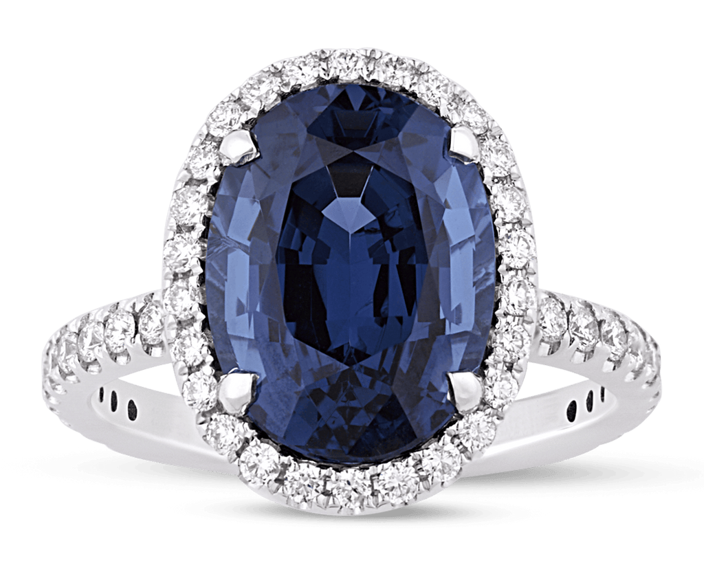 Color-Change Spinel Ring, 5.97 Carats