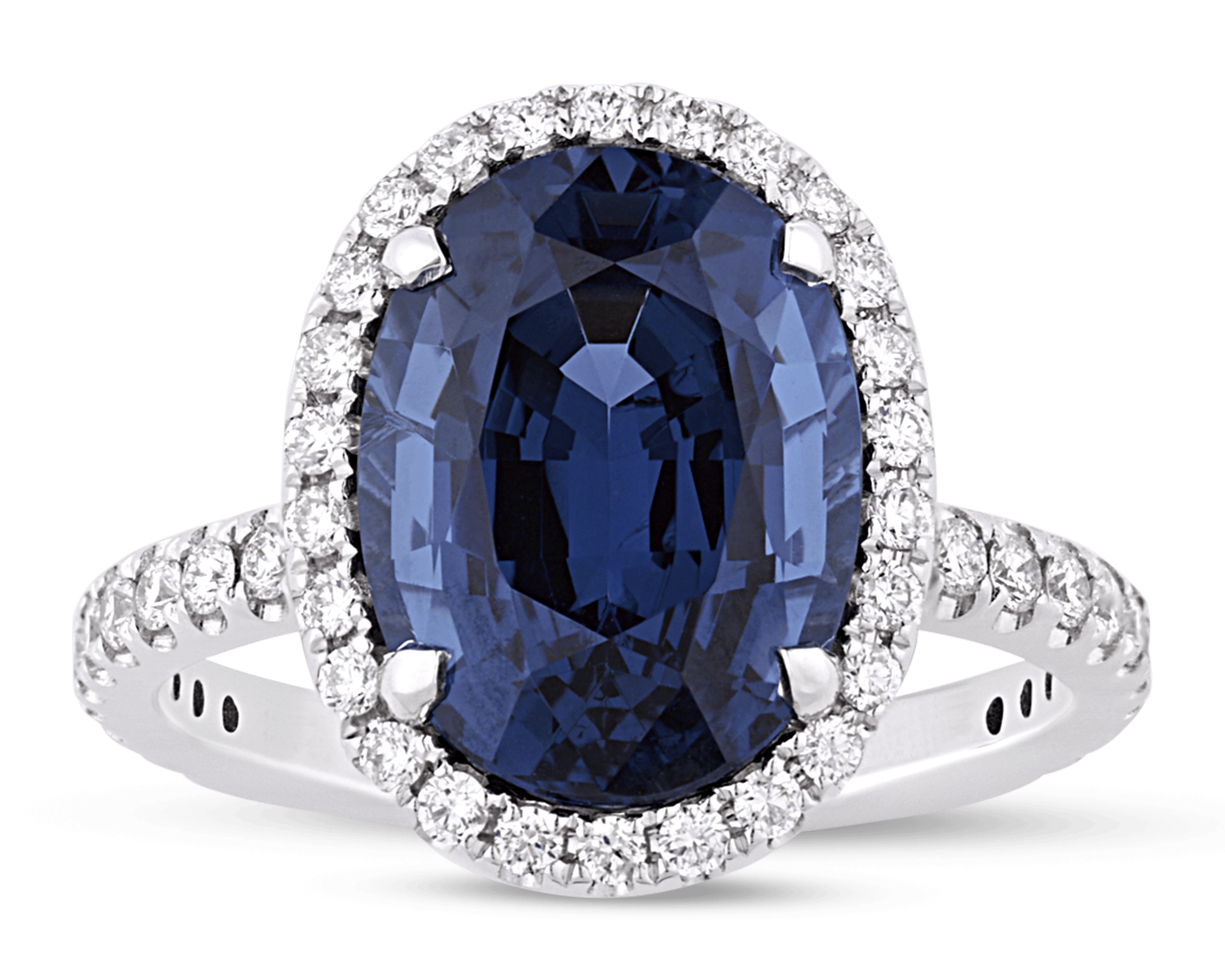Color-Change Spinel Ring, 5.97 Carats