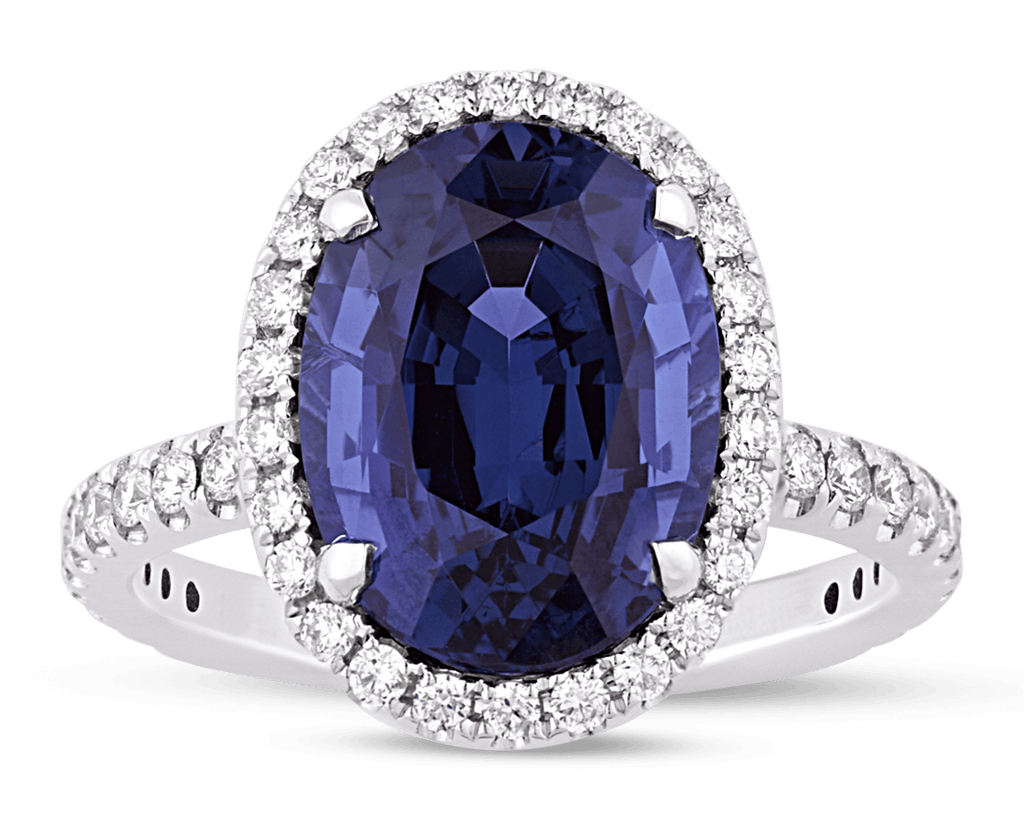 Color-Change Spinel Ring, 5.97 Carats