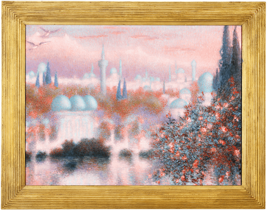 Les roses d'Ispahan by Lucien Lévy-Dhurmer