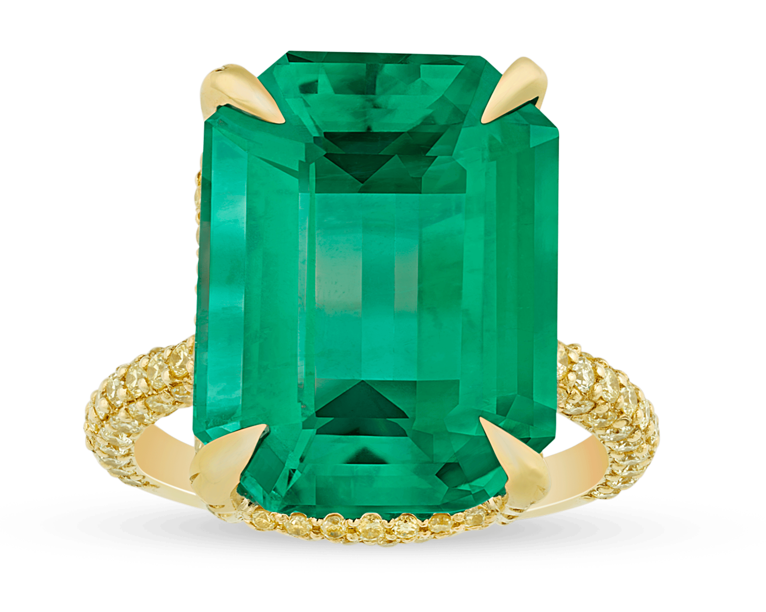 Colombian Emerald Ring, 13.67 Carats
