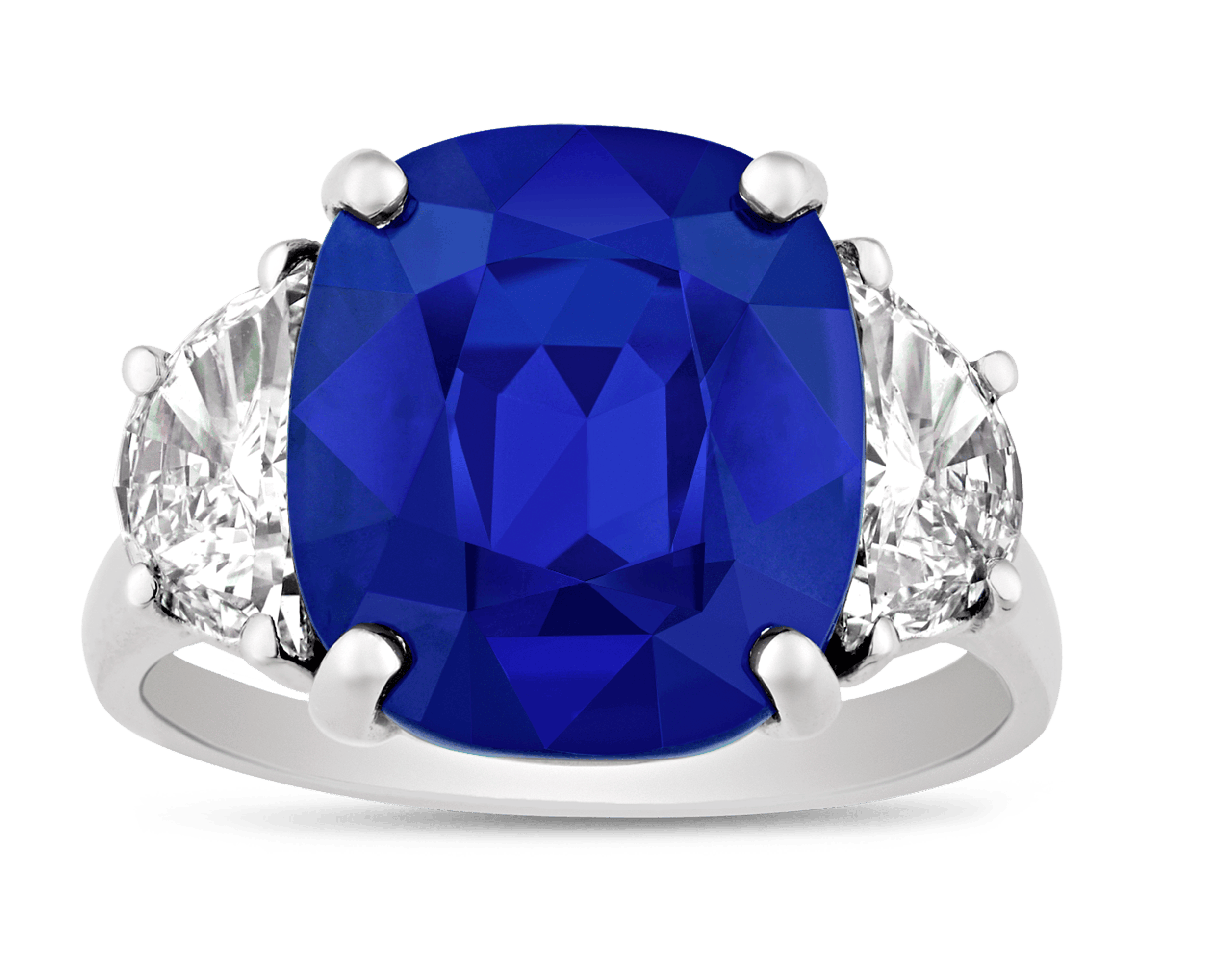 Oscar Heyman Untreated Ceylon Sapphire Ring, 8.53 Carats